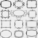 Gewürz Etiketten Vorlage Einzigartig Randleiste Begrenzung Bordüre Vektorgrafik