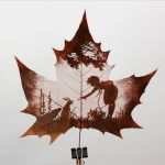 Ginkgo Blatt Vorlage Hübsch Beautiful Art "carving" Inside A Maple Leaf National