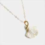 Ginkgo Blatt Vorlage Hübsch Ginkgo Collier Gold Kette Gold Ginkgo Blatt Anhänger Aus
