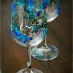 Gläser Bemalen Vorlagen Erstaunlich Gläser Dekorieren Glas Bemalen Verzieren Blauen Blumen