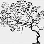Glasgravur Vorlagen Elegant Naklejka Na ścianę Magiczne Drzewko 55 Naklejkolandia