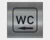 Glasgravur Vorlagen Zum Ausdrucken Cool Wc Hinweisschild Wc Schild Mit Richtungspfeil Links