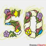 Glückwunschkarte Vorlage Best Of Gratulation 50 Jahre Clipart Grusskarte