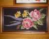 Gobelin Stickbilder Vorlagen Wunderbar 3 Gerahmte Gobelin Stickbilder Blumenmotive