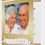 Goldene Hochzeit Fotobuch Vorlagen Wunderbar Einladungen Goldene Hochzeit