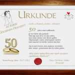 Gratulation Zur Goldenen Hochzeit Vorlage Wunderbar Wunderschöne Urkunde Zum" 50 Hochzeitstag " Zur