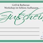 Grill Gutschein Vorlage Bewundernswert form Page Grillworkshop