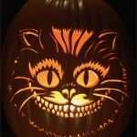 Grinsekatze Kürbis Vorlage Inspiration Cheshire Cat Pumpkin