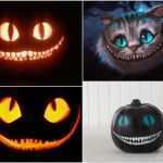 Grinsekatze Vorlage Kürbis Hübsch Schaurige Grinsekatze Schnitzvorlagen Für Kürbisse Und