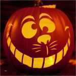 Grinsekatze Vorlage Kürbis Luxus Grinsekatze Schnitzvorlage Für Kürbisse …