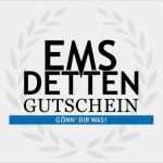 Gutschein 44 Euro Vorlage Elegant Emsdetten Gutschein Im Wert Von 44 Euro