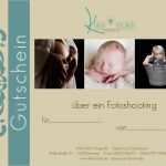 Gutschein Fotoshooting Vorlage Elegant Gutscheine – Geschenkgutschein