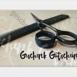 Gutschein Friseur Vorlage Wunderbar K288 Multicolor Gutschein