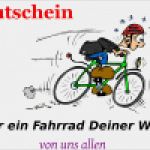 Gutschein Für Ein Fahrrad Vorlage Bewundernswert Fahrrad Gutschein Zum Ausdrucken Fa Adler