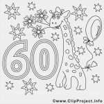 Gutschein Für Pflanzen Vorlage Cool Ausmalbild Zum 60 Geburtstag