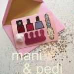 Gutschein Fußpflege Vorlage Großartig Beauty Geschenk Gutschein Mit Strass Und Nagellack Basteln
