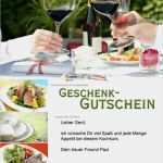 Gutschein Gastronomie Vorlage Bewundernswert sofort Gutscheine Hotellerie Gastro Portal