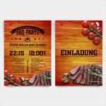 Gutschein Geschäftlich Vorlage Erstaunlich Barbecue Bbq Party Einladungskarten