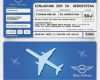 Gutschein Geschäftlich Vorlage Schönste Einladungskarten Als Flugticket In Blau Zum Geburtstag