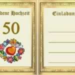 Gutschein Goldene Hochzeit Vorlage Kostenlos Gut Gutschein Goldene Hochzeit