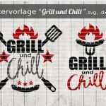 Gutschein Grillen Vorlage Schön Weiteres Plottervorlage Grill Und Chill Ein