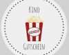 Gutschein Kino Vorlage Luxus Die Perfekte Kinogutschein Verpackung Diy Popcorn Mit