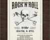 Gutschein Konzert Vorlage Cool Drucke Selbst Einladung Rock N Roll