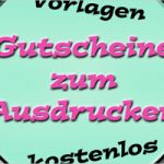 Gutschein Nähkurs Vorlage Luxus Gutscheine Selber Ausdrucken Mirapoda
