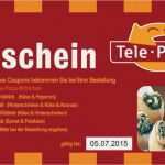 Gutschein Pizza Essen Vorlage Süß Tele Pizza 8 Gefüllte Ofenfrische Pizzabrötchen Gratis