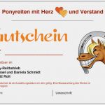 Gutschein Ponyreiten Vorlage Hübsch Geschenkgutscheine