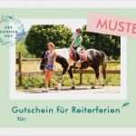 Gutschein Ponyreiten Vorlage Schön Reiterferien &amp; Ferienbetreuung