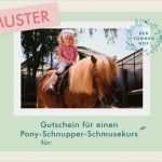 Gutschein Reiten Vorlage Erstaunlich Reiten Für Kinder