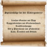 Gutschein Ritteressen Vorlage Best Of Rittermahle