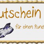 Gutschein Rundflug Vorlage Erstaunlich Gutscheine Gutschein Rundflug Zum Ausdrucken