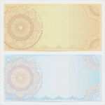 Gutschein Scheck Vorlage Cool Gutschein Vorlage Mit Guillochenmuster Wasserzeichen Und