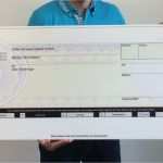 Gutschein Scheck Vorlage Großartig Pr Scheck Dekoscheck Spendenscheck Neutral Auf