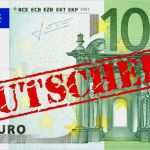 Gutschein Scheck Vorlage Süß Banknote Euro Geldschein Gutschein Gestempelt