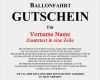 Gutschein Schreiben Vorlage Großartig Ballonflug Gutschein Geschenk Geburtstag Chiemsee Deutschland