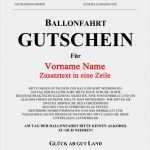 Gutschein Schreiben Vorlage Großartig Ballonflug Gutschein Geschenk Geburtstag Chiemsee Deutschland
