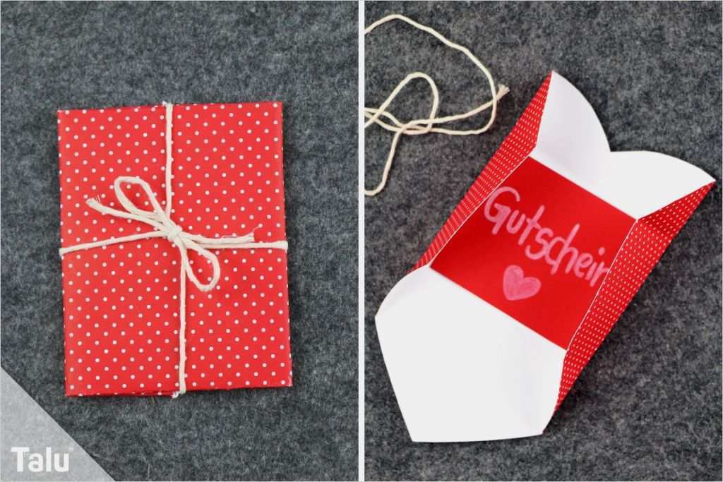 Gutschein Selber Basteln Vorlagen Schön Gutscheine Verpacken 15 originelle Ideen Und Tipps Talu