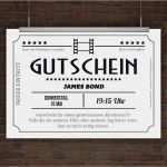 Gutschein Selber Machen Vorlage Einzigartig Drucke Selbst Kostenloser Kinogutschein