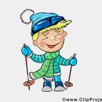 Gutschein Skifahren Vorlage Gut Skifahrer Clipart Bild Cartoon Illustration Kostenlos