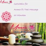 Gutschein Thai Massage Vorlage Genial Gutscheine Für Eine Aroma Öl Massage Thaimassage Manee