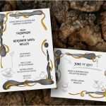 Gutschein Vorlage Docx Hübsch Einladung Set Golden Garland Series Druckbare