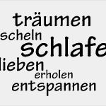 Gutschein Vorlage Entspannung Luxus Wandtattoo Träumen Kuscheln Schlafen