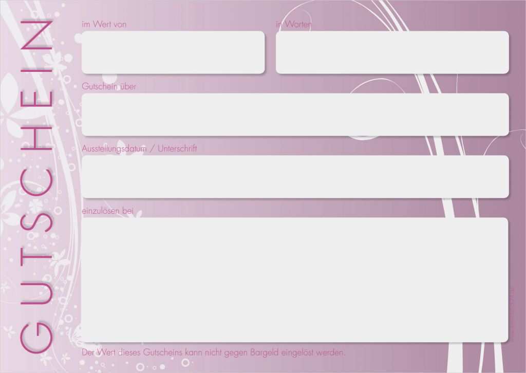 Gutschein Vorlage Essen Genial Kostenlose Gutschein Vorlagen Ausdrucken Gratis