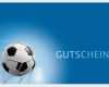 Gutschein Vorlage Fußball Luxus Biber Ticket Gutschein "fußball"