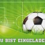 Gutschein Vorlage Fußball Luxus Einladungskarten 6 Grüne Einladungskarten Zum Fussball