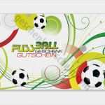 Gutschein Vorlage Fußball Wunderbar Sp227 Multicolor Gutschein