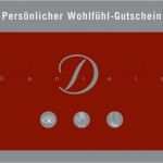 Gutschein Vorlage Fußpflege Hübsch Shop – Kosmetik Daniela